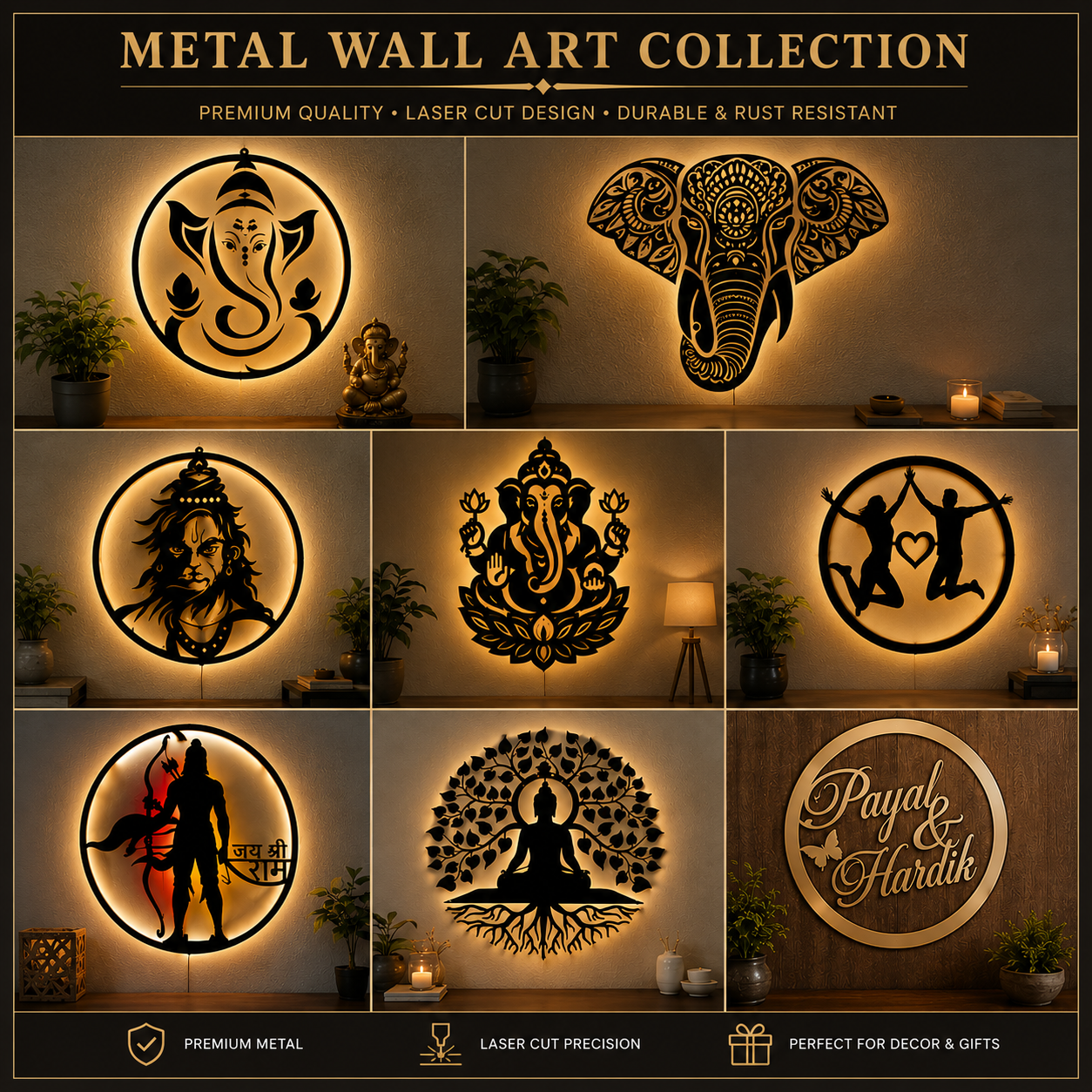 Religious Metal Wall Art