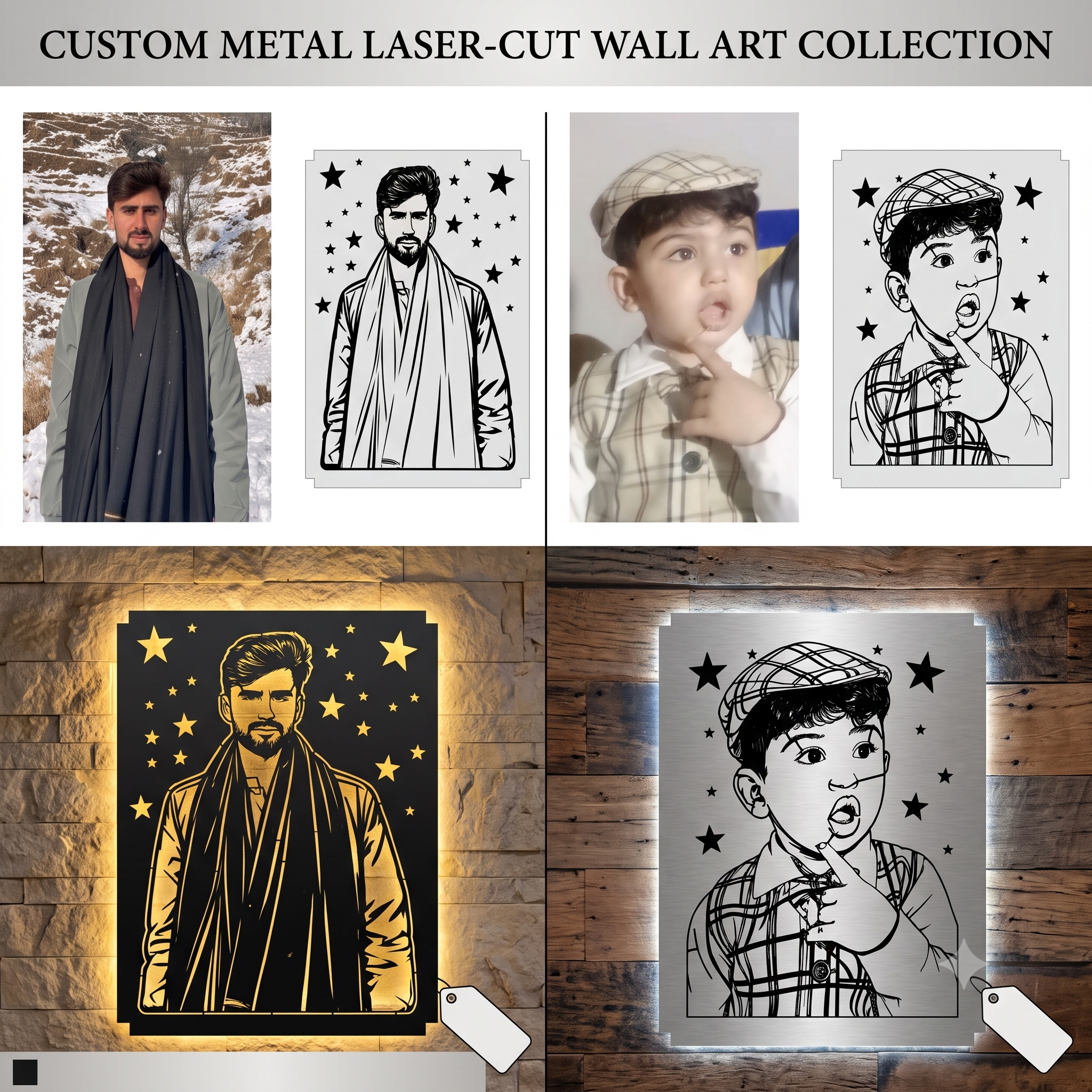 Custom Metal Photo Frames